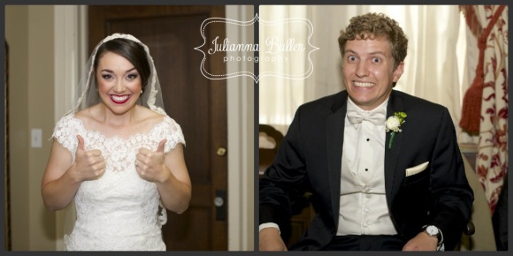 I love this! I got each of them just before they headed out for the ceremony. I'm pretty sure they were both excited!